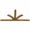 Ekena Millwork Richland Rough Sawn Timber Gable Bracket, Western Red Cedar, 72"W x 36"H x 2"D x 4"F, 12/12 Pitch GBW072X36X0204RIC00RWR - alternate 4